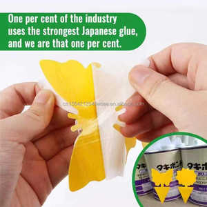 Trampas de Pegamento Desechables Amarillas de Gel Adhesivo de Doble Cara de Alta Adhesividad y Bajo Precio para Hormigas, Control de Plagas, Macetas - Product Image 2