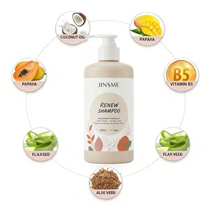 Champú Renovador Natural OEM ODM 330ml con Papaya, Aceite de Coco y Aloe Vera, Hidratante, Anti-picazón, Refrescante y Nutritivo para Todo Tipo de Cabello - Product Image 4