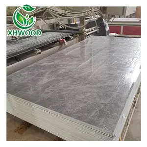 1220*2800 mm UV marble PVC sheet easy install wall decoration or TV background