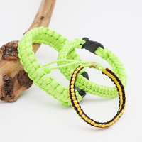 Taille personnalisée bricolage extérieur tactique survie Paracord Bracelet d'urgence réglable Bracelet pour hommes