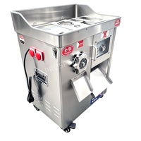 Machine Commerciale à Hacher, Trancher et Remplir les Saucisses en Acier Inoxydable, 4400W, Double Moteur, Moteur en Cuivre, Approvisionnement Direct Usine