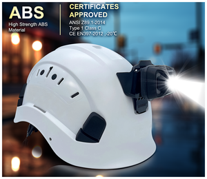 <span class=keywords><strong>Casque</strong></span> de Sécurité Industriel avec Visière et Cache-Oreilles, <span class=keywords><strong>Casque</strong></span> de <span class=keywords><strong>Chantier</strong></span> Ventilée pour Protection de la Tête au Travail (Norme ANSI) - Product Image 6