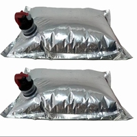 5L 10L 20L 220L Transparent/Feuille D'aluminium Boisson Liquide Jus Eau Distributeur De Vin Sac Dans La Boîte BAVOIR Aseptique Sac Avec Valve