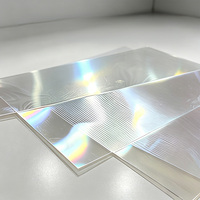 Feuille de plastique PET lenticulaire 3D Zebulun 75LPI, épaisseur 0,45 mm, avec vernissage pour impression offset UV, Zhejiang