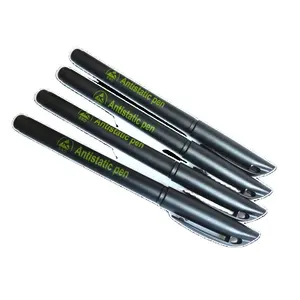 HENTRUN帯電防止防塵クリーニングペンブラックプラスチックペン通常のペン