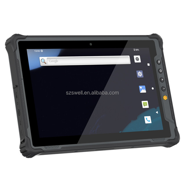 IP65 10-inch Android14 Professional Rugged Tablet Pc Vehicle Use With 4 Bay Docking 5G Network for Industrial Automation Fields