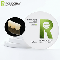 Disque en zircone multicouche 4D Rondcera SHT-ML Pro pour ponts longs à haute résistance – Zircone prothodontique de qualité supérieure