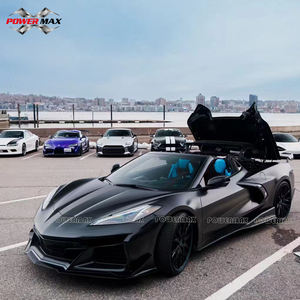 Ajustement pour <span class=keywords><strong>Chevrolet</strong></span> <span class=keywords><strong>Corvette</strong></span> C8 Stingray Z51 pare-chocs avant mise à niveau Z06 PP ABS matériel de haute qualité nouveau pare-chocs avant Bodykit - Product Image 5