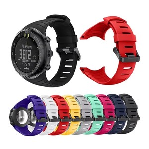 <span class=keywords><strong>Bracelet</strong></span> de <span class=keywords><strong>Montre</strong></span> de Remplacement en Silicone avec Boucle Métallique pour <span class=keywords><strong>Montre</strong></span> <span class=keywords><strong>Suunto</strong></span> <span class=keywords><strong>Core</strong></span> - Product Image 1