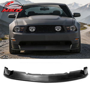 Convient pour Ford Mustang GT V8 2010-2012, lèvre de pare-chocs avant style ST, non peinte, noire - Product Image 1
