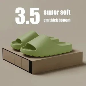 Ciabatte in Fibra di Cocco con Suola Spessa, Sandali Estivi alla Moda con Fondo Morbido da Spiaggia per Uomo - Product Image 2