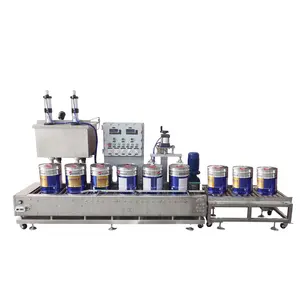 GCJ02-50-I/IIBH Weighing type automatic liquid filling machine for paint, paint filling machine