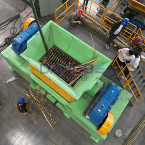 Heavy-Duty Aluminum Waste Double Shaft Shredder Aircraft Aluminum Alloy <b>shredding</b> Machine - Product Image 1