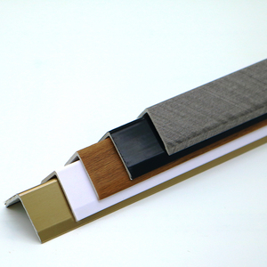 Zh3 hiện đại hạt gỗ L hình dạng 300mm Ốp chân tường mẫu miễn phí góc tường trang trí bảo vệ chống thấm nước chống cháy chống tĩnh điện - Product Image 2