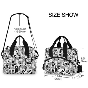 Top Design Wholesale Cool Bag Custom Print Insulated Large Lunch Bag Cooler for Picnic Travel Office - Product Image 3