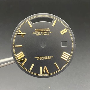Índices de bastón romanos modificados de 31 mm para esfera de reloj, índices de bastón dorados no luminosos, piezas de reloj compatibles con movimiento 8285 - Product Image 5