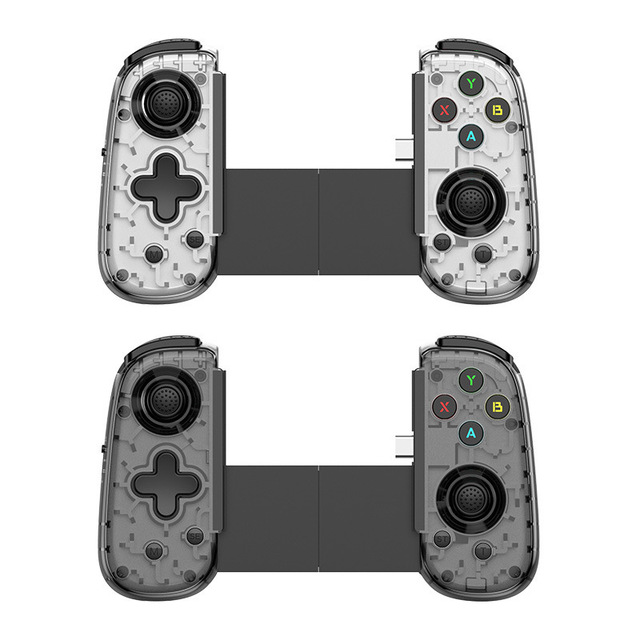 D6 MINI Wireless Stretch Gamepad, Hall Rocker Dual Vibration Motor Joystick for Mobile Switch Android IOS PC