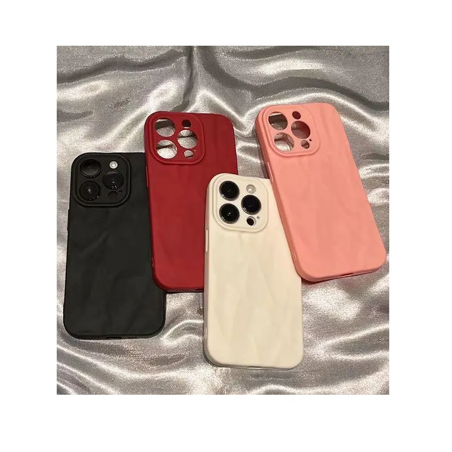 Casing ponsel pelindung ponsel, kantong silikon pelindung ponsel untuk fundas iphone 11 12 13 14 15 pro max