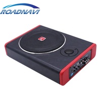 FEO d'Usine 12V Haute Puissance Haut-Parleur Actif Modifié Ultra Mince Subwoofer Audio de Voiture Sous Siège