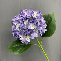 Fleurs de série violettes de haute qualité pour la décoration de mariage Fleur de lys rose en soie Hortensia et iris violet clair
