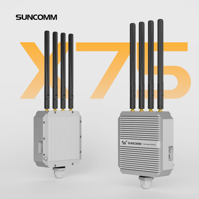 OEM X62 X75 IP67 5G Outdoor Router Dual SIM 2.5G PoE ODU with External SMA Antenna for Smart Factory and Mining Applications