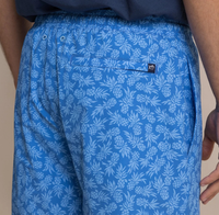Shorts de bain décontractés personnalisés à imprimé ananas, séchage rapide, respirants, extensibles, en maille recyclée unie, avec doublure en maille, pour la vente en gros