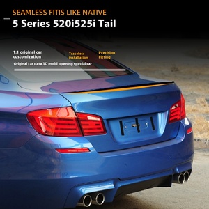 Alerón Superior para BMW Serie 5 M5 520i 525i 2011-2017, Accesorios de Modificación Exterior, Alerón de Techo de Una Sola Pieza de Fibra de Carbono ABS, Compatible con ZST-36 Trasero - Product Image 2