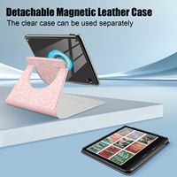 Étui de protection pour tablette Kobo Libra 7 pouces, 17x15,5 cm, en cuir PU, avec rabat magnétique détachable, support et fonction veille/réveil automatique