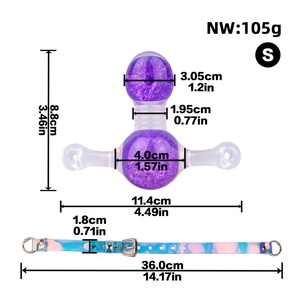 FAAK Silicone <b>Dildo</b> Reversible Mouth Gag,BDSM Penis Gags Ball Deep Throat,Bondage Restraints,Sex Toys for Couples Game Wholesale - Product Image 3