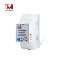 Módem DTU RS485 a 4G LTE para lectura remota en riel DIN 230V, Gateway Modbus para medidor RS485