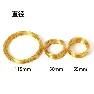 Bague en <span class=keywords><strong>fil</strong></span> d'acier à mémoire <span class=keywords><strong>de</strong></span> forme Mingx 100 cercles, accessoire <span class=keywords><strong>de</strong></span> bijouterie artisanal <span class=keywords><strong>pour</strong></span> bracelet DIY - Product Image 2