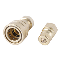 Raccords rapides hydrauliques en laiton de la série KZD de Poolke, raccords de haute qualité, norme ISO7241-1B, filetage BSPT, pression de 7 MPa, 3-750