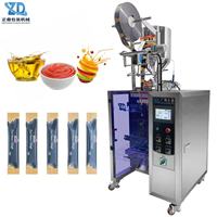 Verpakkingsmachines voor achteraf verzegelde 100g fruit-sap dranken, shampoo, haarverzorging, kookolie, verticale stick-sachets, keuken- en reisverpakkingen