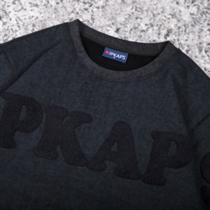 Felpa a girocollo ricamata asciugamano Streetwear personalizzato 100% in cotone oversize felpa <span class=keywords><strong>senza</strong></span> <span class=keywords><strong>cappuccio</strong></span> da <span class=keywords><strong>uomo</strong></span> - Product Image 1