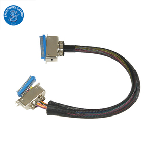 Kunden spezifischer CN50-Pin-Schweißdruckerstecker 50P-Stecker 50-Kern-Buchsenkopf-Eisenschalen-Kabelbaum für elektronische Anwendungen - Product Image 2