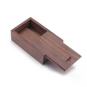 Wood slide top box Discrete Sliding-Lid Wooden Boxes Wood Gift Box with Sliding Top