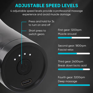 Pistol pijat Mini portabel Harga Murah pemijat otot elektrik untuk terapi senjata - Product Image 4