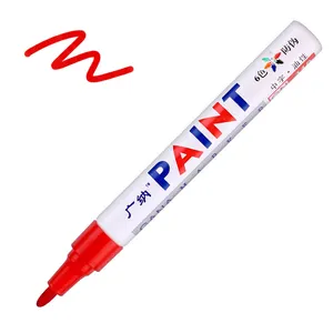 Caneta marcador de tinta permanente, à prova d'água, 12 cores, óleo, durável, para pneus, marcador de grafite, venda imperdível