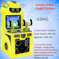 Joy2fun Nouvelle machine de jeu de tir à monnayeur Edge Strike HD 17 pouces pour enfants, pour le divertissement des enfants