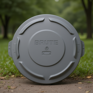 Coperchio Rotondo Brute da 76 L Grigio per Contenitore Rifiuti - Product Image 3