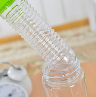 Bouteille d'eau en plastique Tritan Infuseur de fruits Sans BPA Infuseur de citron Bouteille d'eau avec filtre