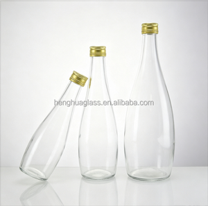 Botella de Agua de Vidrio Directo de Fábrica, 200ml, 330ml, 500ml, 750ml, 1 Litro, Botella de Vidrio para Agua Mineral y Jugo con Tapa de Rosca - Product Image 5