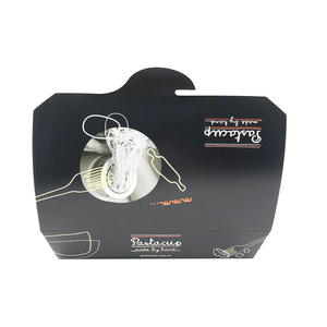 Caja para hamburguesas de papel blanco plegable, ideal para perritos calientes, al mejor precio y con entrega rápida. - Product Image 1
