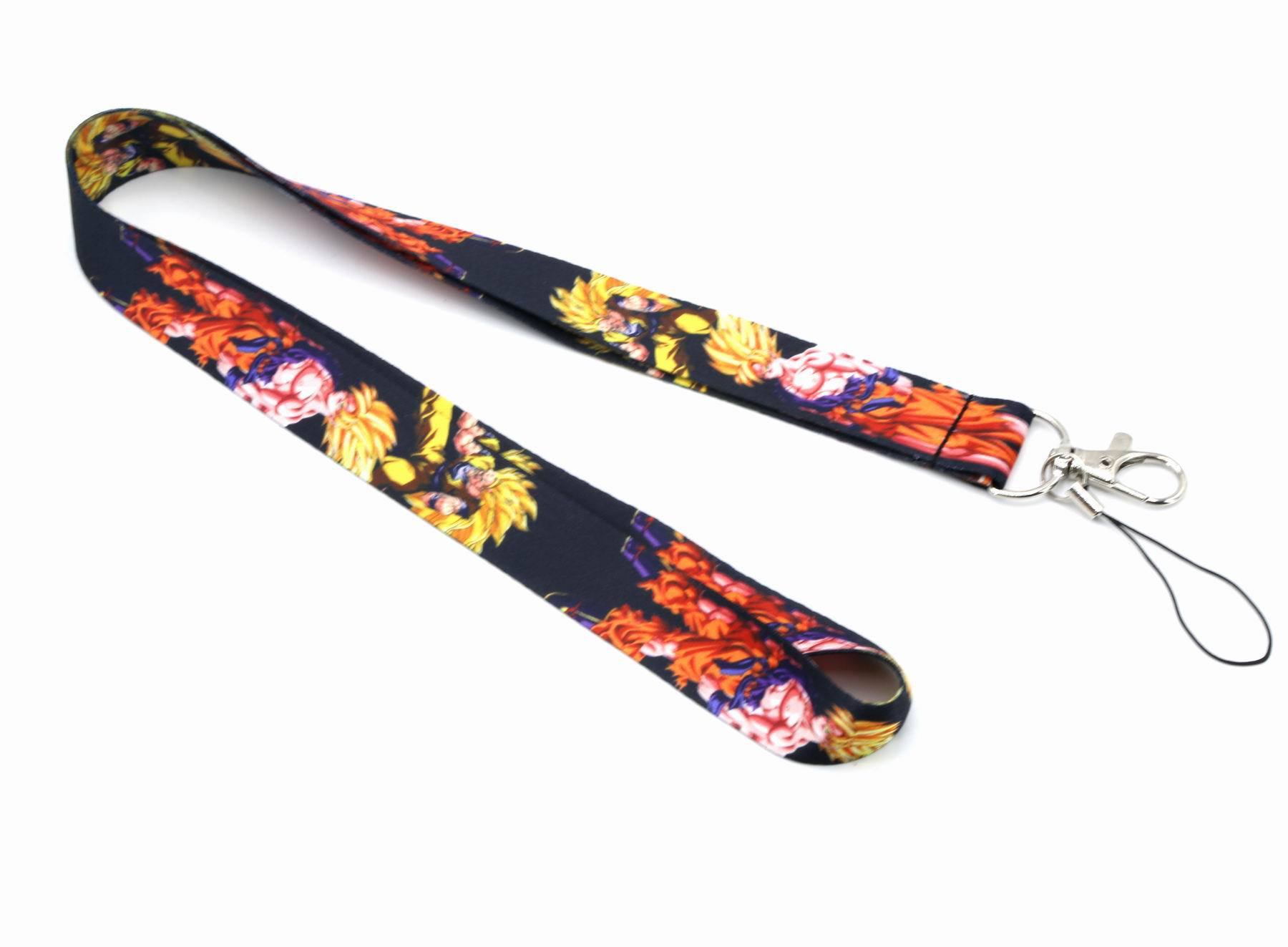 Promotional Gift Lanyard Wholesale Cute Cartoon Dragon Lanyards High Quality Satin Keychain Strap Lanyards Card Accessories Image 3
