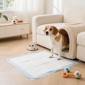 (L <span class=keywords><strong>60x60</strong></span>) OEM Coussinets absorbants jetables imperméables pour l'apprentissage de la propreté des chiots et des animaux domestiques, vente en gros - Product Image 1
