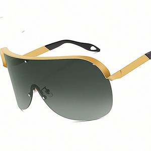 Novedades 2022, Gafas de Sol Modernas para Hombre y Mujer, Protección Contra el Viento, UV400, Gafas de Sol de Gran Tamaño - Product Image 4