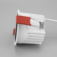 Spot LED COB sans cadre 7W/15W, anti-éblouissement profond, encastré pour villa, bureau, hôtel, bord étroit 8mm
