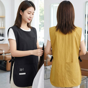 Delantal <span class=keywords><strong>de</strong></span> Barbero con Logotipo Personalizado, Chaleco Impermeable y Resistente al Aceite, Ropa <span class=keywords><strong>de</strong></span> Trabajo para Mujer, Cocina, Hogar, Catering - Product Image 1
