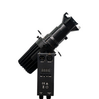 Mini projecteur ellipsoïdal LED COB 40W 3200K/5600K avec lentille fixe 19/26/36/50 degrés DMX RDM pour éclairage de scène et de musée