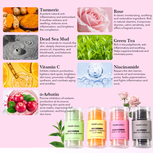 Servizio OEM ODM Completo, Maschera in <span class=keywords><strong>Stick</strong></span> all'Argilla di Tè Verde Anti-Acne e Controllo Oleosità per Tutti i Tipi di Pelle - Product Image 3